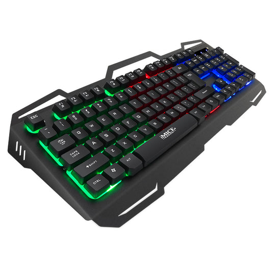104Keys Backlit USB Wired Multifunctional Gaming Keyboard for PC Laptop